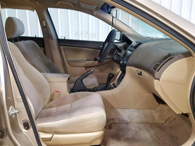 1HGCM56123A108165 - 2003 HONDA ACCORD DX GOLD photo 5