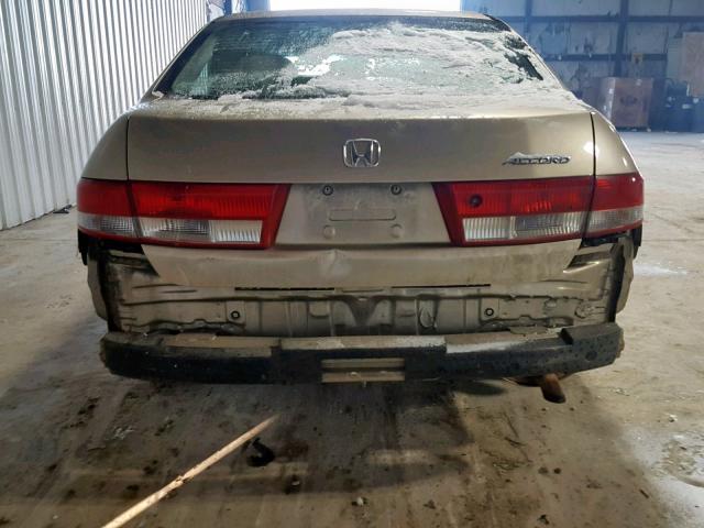 1HGCM56123A108165 - 2003 HONDA ACCORD DX GOLD photo 9