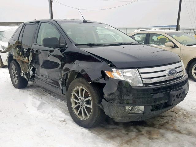 2FMDK48C48BA98246 - 2008 FORD EDGE SEL BLACK photo 1