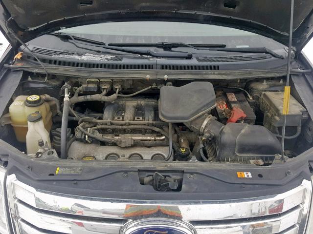 2FMDK48C48BA98246 - 2008 FORD EDGE SEL BLACK photo 7