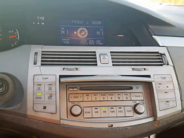 4T1BK36B46U125559 - 2006 TOYOTA AVALON SILVER photo 9