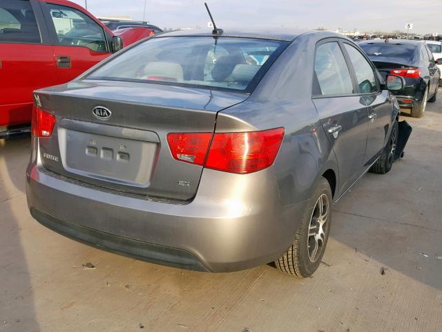 KNAFU4A25C5515022 - 2012 KIA FORTE EX SILVER photo 4