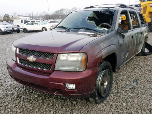 1GNET16S166165449 - 2006 CHEVROLET TRAILBLAZE BURGUNDY photo 2