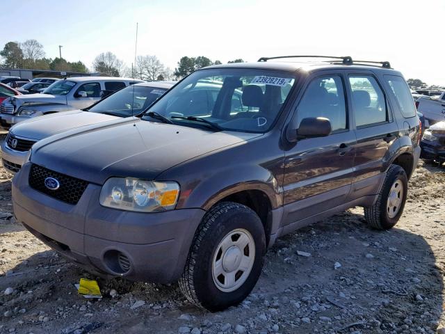 1FMYU02Z47KA66192 - 2007 FORD ESCAPE XLS CHARCOAL photo 2