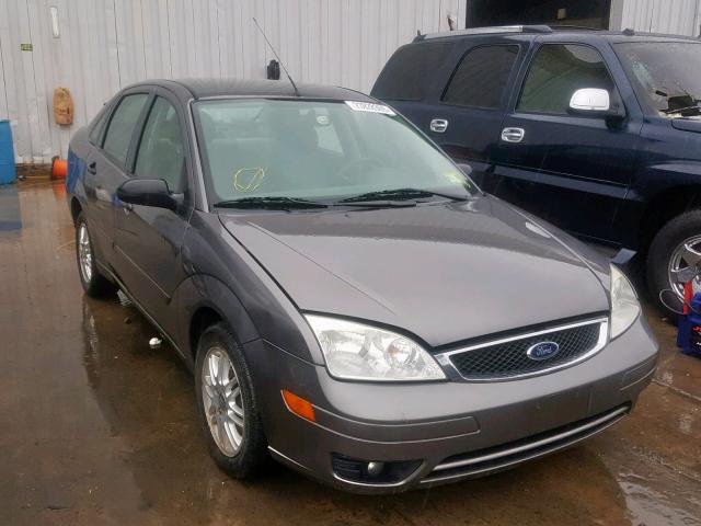 1FAHP34N36W225725 - 2006 FORD FOCUS ZX4 GRAY photo 1