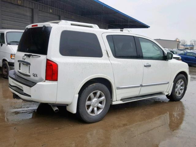 5N3AA08A26N810758 - 2006 INFINITI QX56 WHITE photo 4