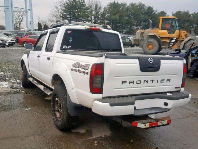 1N6MD27Y23C456109 - 2003 NISSAN FRONTIER C WHITE photo 3