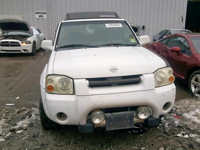 1N6MD27Y23C456109 - 2003 NISSAN FRONTIER C WHITE photo 9