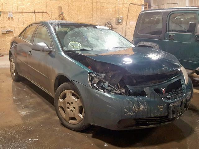 1G2ZF55B164239723 - 2006 PONTIAC G6 SE GREEN photo 1