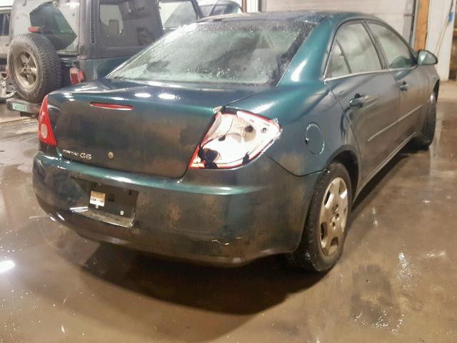 1G2ZF55B164239723 - 2006 PONTIAC G6 SE GREEN photo 4