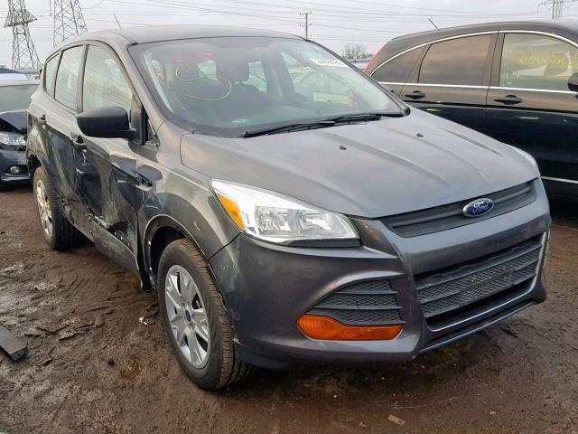 1FMCU0F76FUB25765 - 2015 FORD ESCAPE S GRAY photo 1