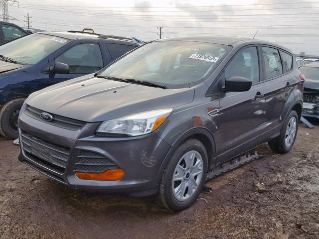 1FMCU0F76FUB25765 - 2015 FORD ESCAPE S GRAY photo 2