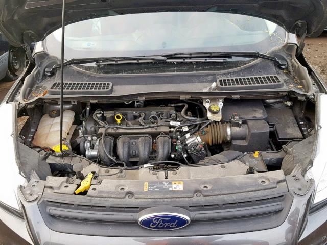 1FMCU0F76FUB25765 - 2015 FORD ESCAPE S GRAY photo 7