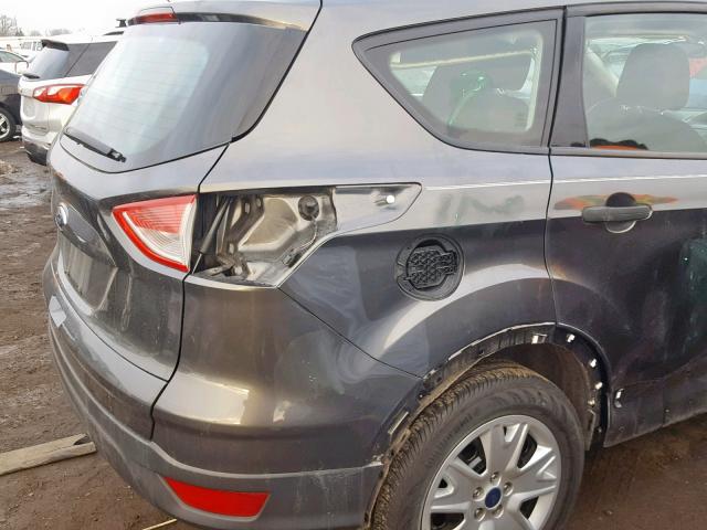 1FMCU0F76FUB25765 - 2015 FORD ESCAPE S GRAY photo 9