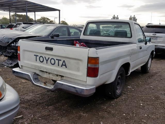 JT4RN81P4M5104471 - 1991 TOYOTA PICKUP 1/2 WHITE photo 4