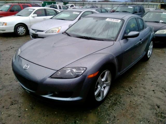 JM1FE173840121141 - 2004 MAZDA RX8 GRAY photo 2