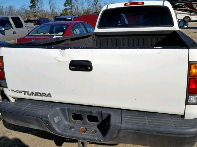 5TBJN32152S309551 - 2002 TOYOTA TUNDRA WHITE photo 9