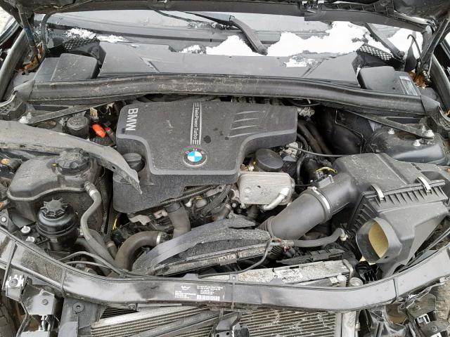 WBAVL1C50EVY19429 - 2014 BMW X1 XDRIVE2 BLACK photo 7