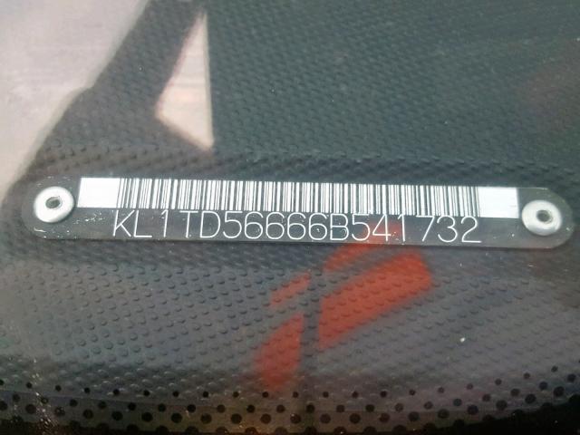 KL1TD56666B541732 - 2006 CHEVROLET AVEO BASE Boz foto 10