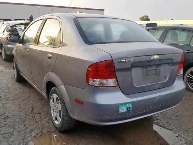 KL1TD56666B541732 - 2006 CHEVROLET AVEO BASE Boz foto 3