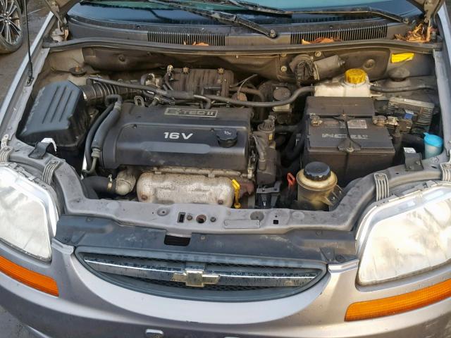 KL1TD56666B541732 - 2006 CHEVROLET AVEO BASE Boz foto 7