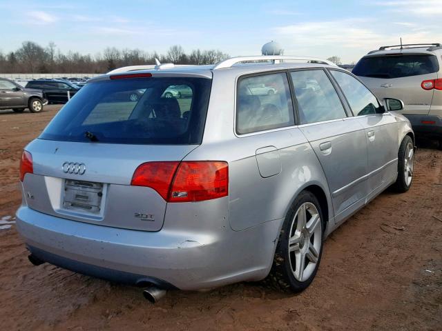 WAUKF68E05A439210 - 2005 AUDI A4 2.0T AV SILVER photo 4