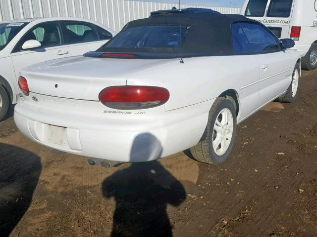 3C3EL55H1TT311621 - 1996 CHRYSLER SEBRING JX WHITE photo 4