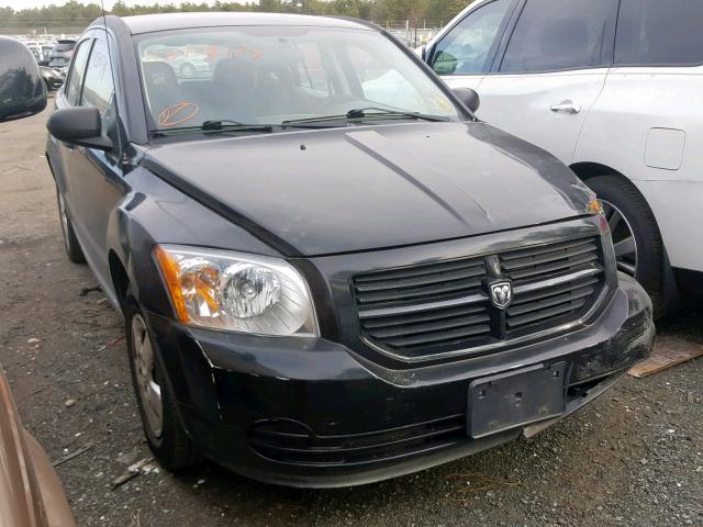 1B3HB28B07D152217 - 2007 DODGE CALIBER BLACK photo 1