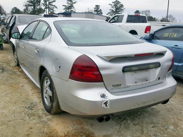 2G2WP522841315144 - 2004 PONTIAC GRAND PRIX SILVER photo 3