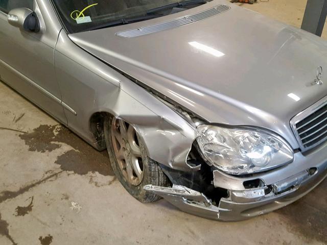 WDBNG83J06A470017 - 2006 MERCEDES-BENZ S 430 4MAT SILVER photo 9