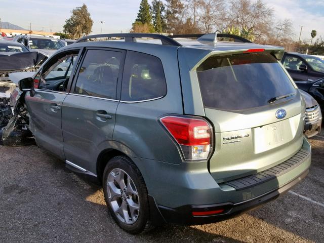 JF2SJAWC4HH525591 - 2017 SUBARU FORESTER 2 GREEN photo 3