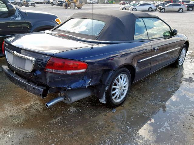 1C3EL45R02N262624 - 2002 CHRYSLER SEBRING LX BLACK photo 4