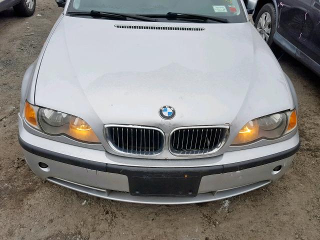 WBAEV53402KM18761 - 2002 BMW 330 I SILVER photo 7