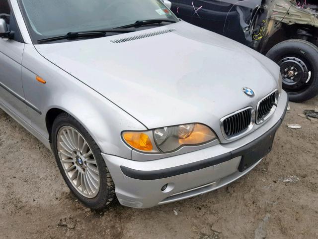 WBAEV53402KM18761 - 2002 BMW 330 I SILVER photo 9