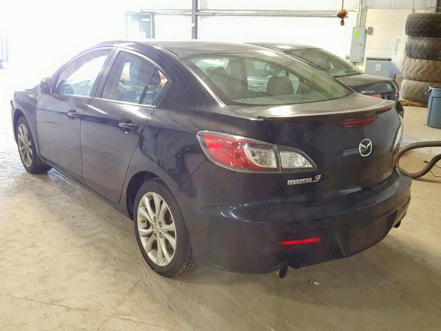 JM1BL1S65A1248246 - 2010 MAZDA 3 S BLACK photo 3