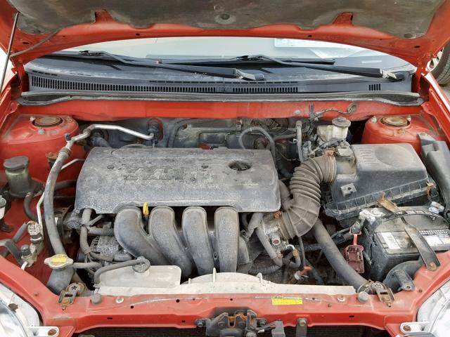 2T1BR32EX6C584690 - 2006 TOYOTA COROLLA CE RED photo 7