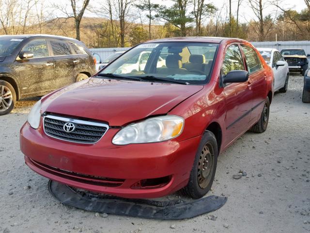 2T1BR32EX6C584690 - 2006 TOYOTA COROLLA CE RED photo 9