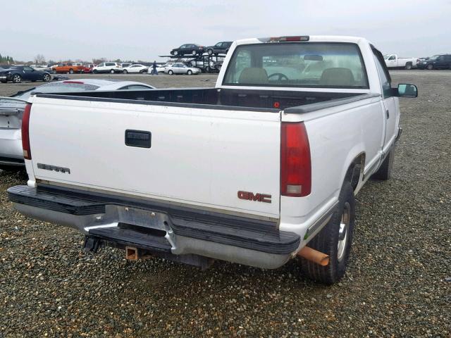 1GTGC24R1XR712520 - 1999 GMC SIERRA C25 WHITE photo 4