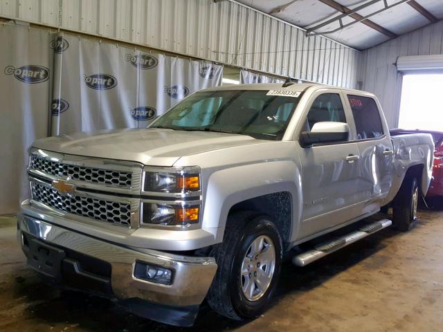 3GCPCREC0FG528591 - 2015 CHEVROLET SILVERADO Күміс фото 2