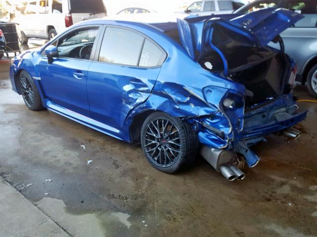 JF1VA2L65F9813665 - 2015 SUBARU WRX STI 蓝色 照片 3
