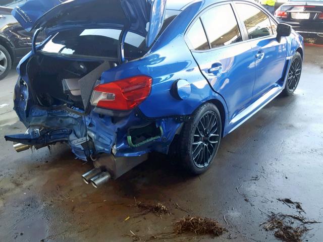 JF1VA2L65F9813665 - 2015 SUBARU WRX STI BLUE photo 4