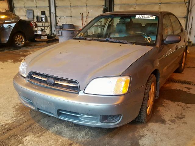 4S3BE635717203965 - 2001 SUBARU LEGACY L BLUE photo 2