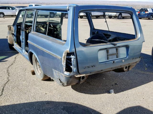 YV1AX4756E1582917 - 1984 VOLVO 245 GLT BLUE photo 3