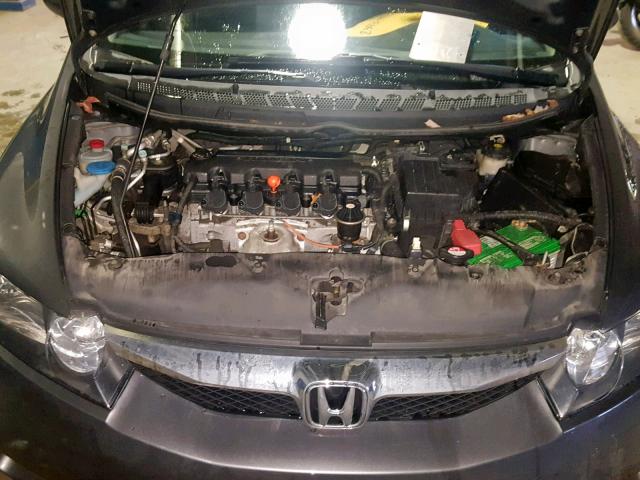 19XFA1F60BE007064 - 2011 HONDA CIVIC LX-S GRAY photo 7