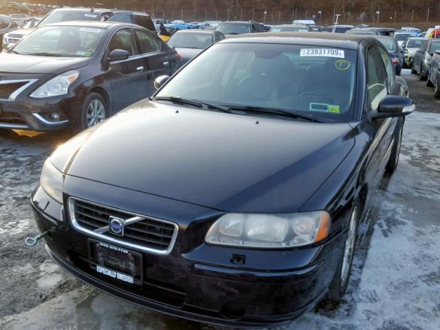 YV1RH592272634551 - 2007 VOLVO S60 2.5T BLACK photo 2