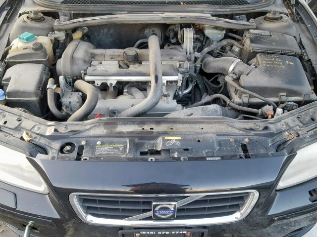 YV1RH592272634551 - 2007 VOLVO S60 2.5T BLACK photo 7