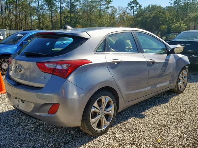 KMHD35LE8DU055335 - 2013 HYUNDAI ELANTRA GT SILVER photo 4