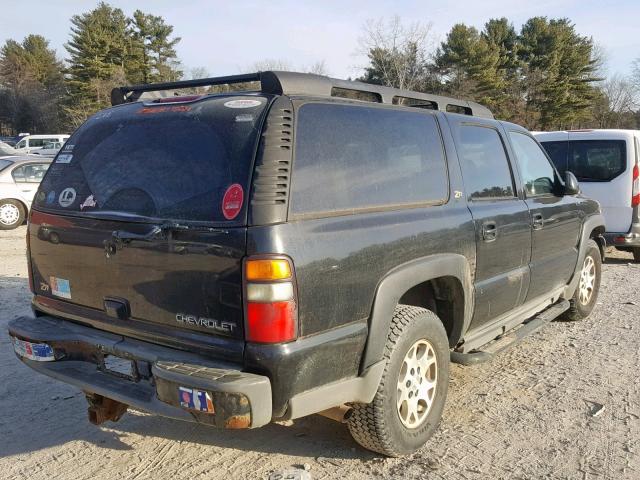 3GNFK16T84G126370 - 2004 CHEVROLET SUBURBAN K BLACK photo 4