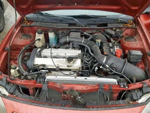3FAKP1136WR249128 - 1998 FORD ESCORT ZX2 RED photo 7