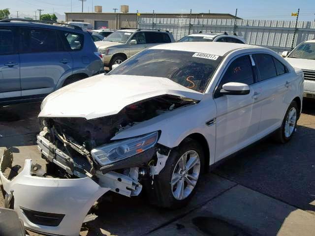 1FAHP2E87DG128165 - 2013 FORD TAURUS SEL WHITE photo 2